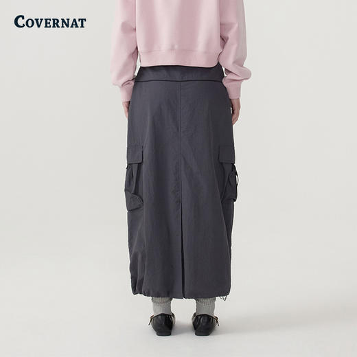 covernat韩国潮牌女士系带工装裙休闲潮流2025夏季新CO2502SR75 商品图1