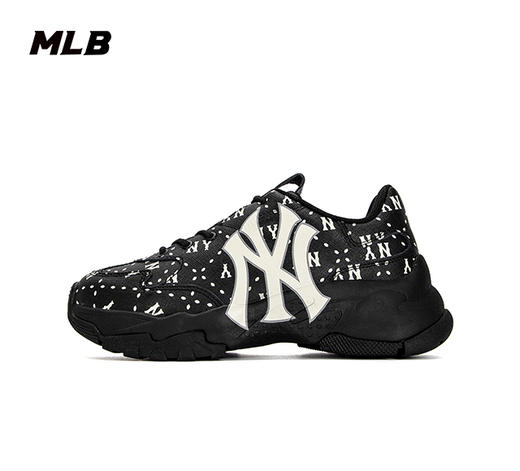 MLB男女同款满印钻石老花老爹鞋3ASHMS13N 商品图4