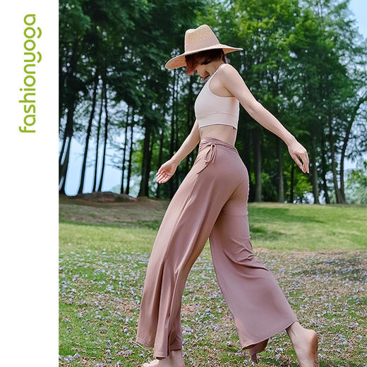 凡圣瑜伽自在宽松阔腿裤 F15782 商品图6