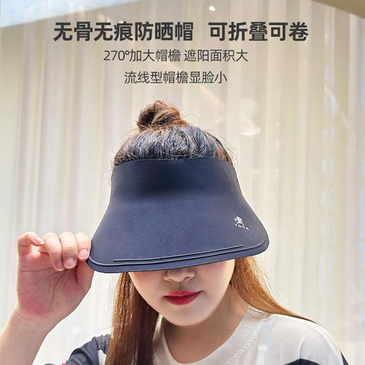 无痕冰感防晒帽【2506PJ375】（5天发货） 商品图2
