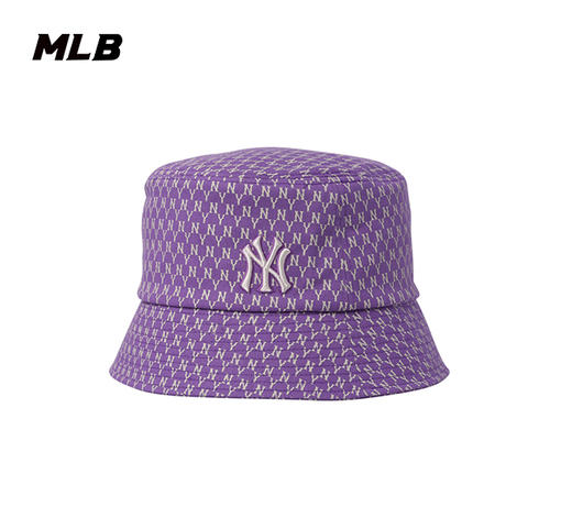 【一口价】MLB男女同款满印老花渔夫帽3AHTH201N【无货退款】 商品图3