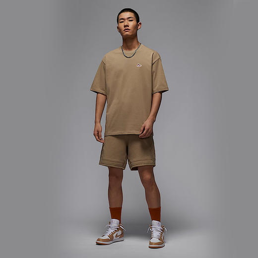 Nike/耐克短袖男夏季AJ1刺绣鞋标贴片棉质休闲运动T恤HJ2327 商品图4