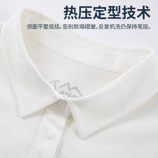 OZARK奥索卡2025夏新品女户外休闲抗菌速干短袖POLO衫防晒UPF50OGGQW522097 商品图2