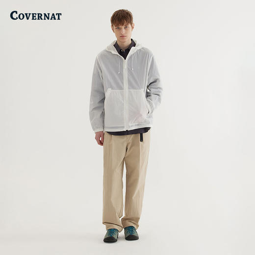 covernat韩国潮牌休闲宽松可折叠轻便防风夹克男女同款2025春夏CO2501JK04 商品图0