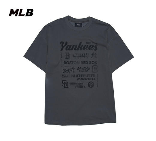 MLB男女同款25春夏新款字母标T恤3FTSB5053【无货退款介意勿拍】 商品图4