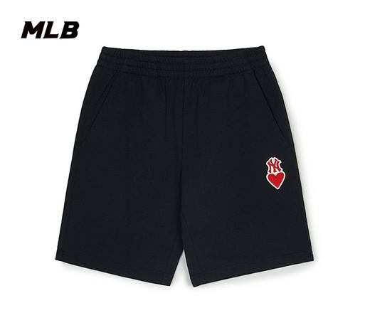 MLB儿童款男女童刺绣标爱心标梭织短裤7ASPH0153 商品图0