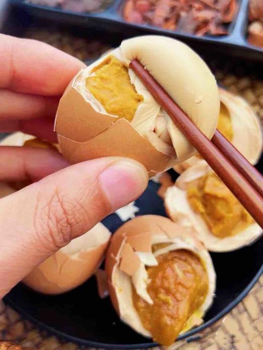 独家秘制💥农家麻酱鸡蛋丨浓香四溢，口感绵密，比蟹黄还好吃❗️❗️纯手工土鸡蛋腌制，低盐、纯绿色食品​ ​ 商品图3