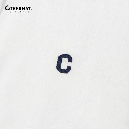 covernat韩国潮牌C刺绣LOGO 宽松亲肤亚麻衬衫2025春夏新CO2401SH06 商品图3