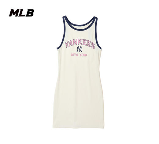 MLB女款学院风25春夏新款无袖连衣裙3FOPV0253 商品图2