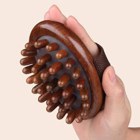 猫太推荐-- 南美檀木经络按摩刷