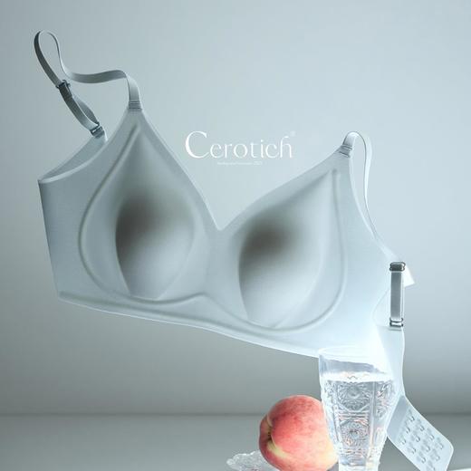 Cerotich乳胶凉感兔耳朵内衣女夏季薄款透气大胸显小显瘦果冻文胸 商品图2
