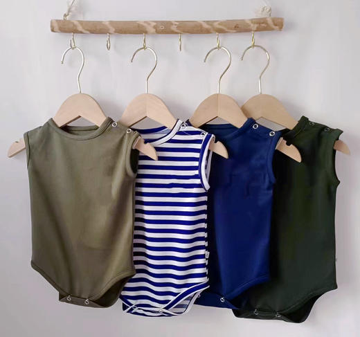 【儿童亲子包屁衣系列】儿童透气夏季亲子款包屁衣系列jw 商品图0