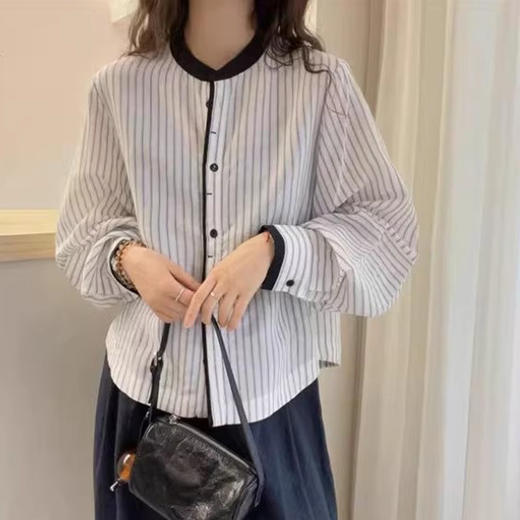 裁缝学苑AQ489长袖泡泡袖衬衫纸样女装衬衣上衣样板版型图纸 商品图1