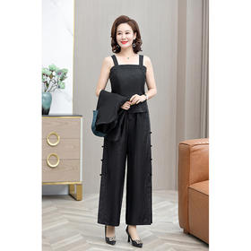 丁摩 香云纱时尚收腰小背心百搭真丝背心2215