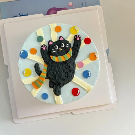 喵星人小集合/猫卡通手绘蛋糕-低糖处理无添加 商品图8