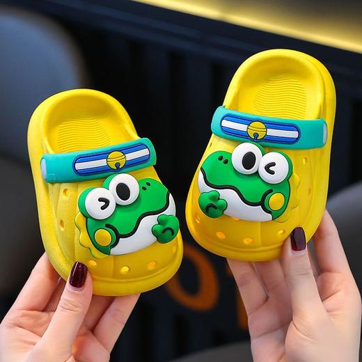 【萌趣卡通拖鞋来袭】夏季宝宝最爱的洞洞鞋👶，舒适包头，家居防滑软底男女童可爱卡通宝宝洞洞鞋陪伴每一步小冒险🌟 商品图3