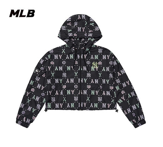 【限时秒杀】MLB男女同款时尚老花防风夹克3FWJM0121【无货退款介意勿拍】 商品图1