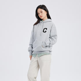 Covernat卫衣男女同款春秋C字母刺绣连帽套头上衣休闲CO0000HD01