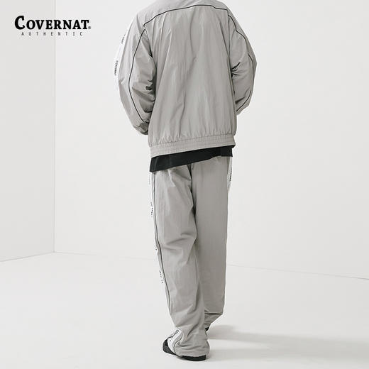 covernat2024春夏新款情侣款运动潮牌长裤拼接休闲裤CO2401PT01 商品图3