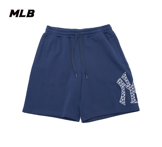 MLB男女同款裤腿标老花标短裤3ASPM0143【无货退款介意勿拍】 商品图6