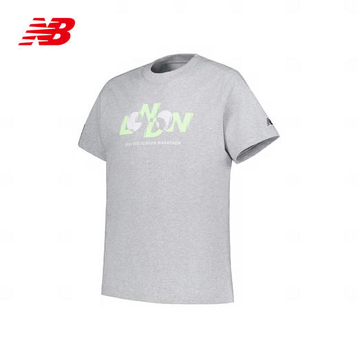 NEW BALANCE/NB London Edition Graphic T-Shirt 男款圆领针织运动休闲透气短袖T恤 商品图0
