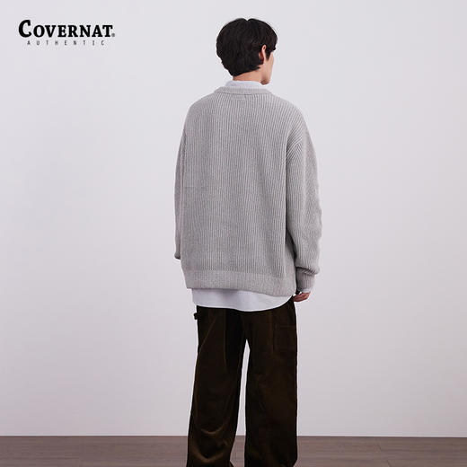 Covernat秋季新品针织套头毛衣男女同款外套毛衣CO2303KT07 商品图1