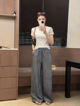 良木礼——亚麻休闲裤