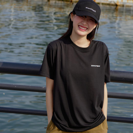 Montbell夏日户外休闲露营运动T恤男女情侣速干短袖1114840/1114738 商品图0