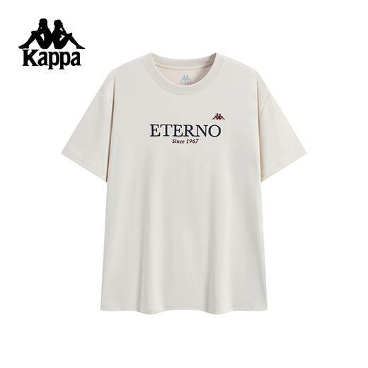Kappa卡帕背靠背运动男子2025夏季新款运动休闲圆领t恤短袖女上衣K0F52TD22 商品图1