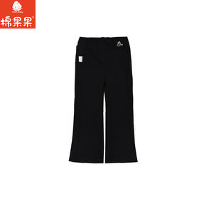 棉果果秋季新品女童韩灰加绒微喇长裤M322200425418