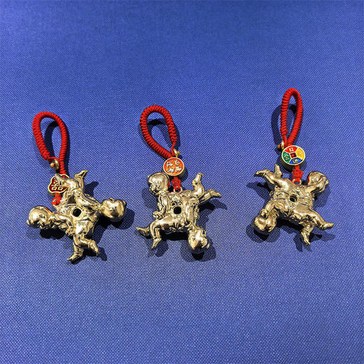 四喜娃娃°黄铜挂件系列 商品图0