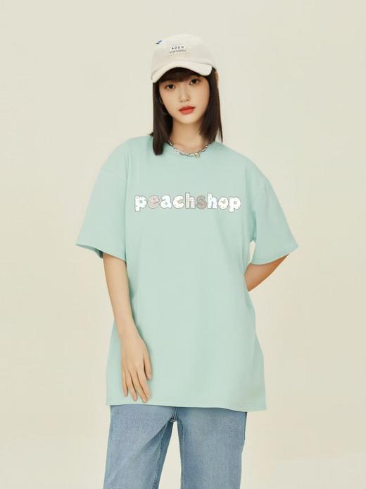 清仓价2025~情侣潮牌100%棉PE清新印花短袖T恤-喜出 商品图1