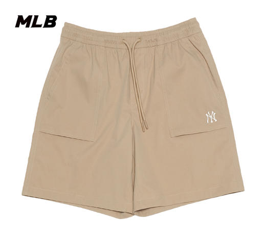 MLB男女同款小标时尚25春夏新款透气梭织短裤3ASMB0253【无货退款介意勿拍】 商品图0