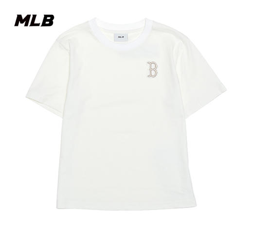 MLB kids 男女童基础款小标25春夏新款短袖7ATSB0453 商品图1