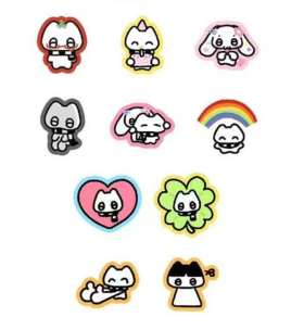 围脖小猫丨异形贴纸