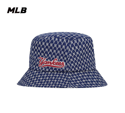 MLB男女同款对比色满印老花标渔夫帽3AHTH101N 商品图1