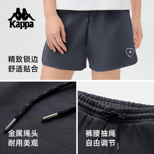 Kappa卡帕背靠背运动短裤男2025夏季新款休闲宽松透气纯棉短裤KPDJCDY61 商品图1