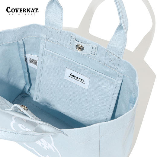 covernat韩国潮牌四叶草印花心形小包帆布迷你手提包春夏新品CO2400TB72 商品图3