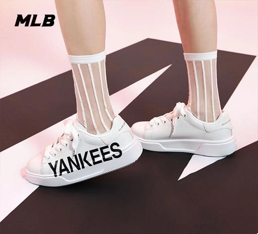 MLB字母标简约麦昆鞋BASIC运动鞋3ASXCCP3N【无货退款】 商品图0