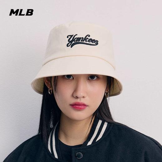 MLB学院系列草书队标标准平顶渔夫帽3AHTV024N【无货退款介意勿拍】 商品图0