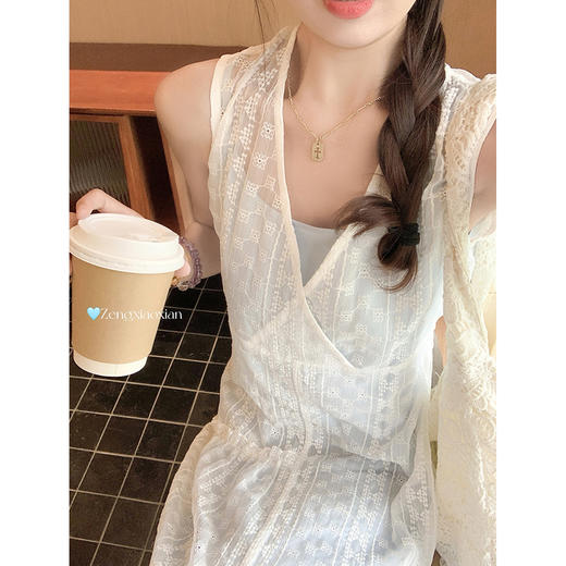 <曾小咸推荐>现货秒杀！卖完不补 ！微信打折价！韩系小清新真两件套连衣裙 日常219.99 立减80 秒杀139.99！ 商品图1