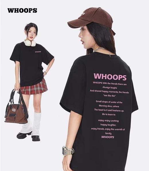 七夕福利-NO退~情侣潮牌100%棉双面粉字母印花短袖T恤-喜出 商品图0