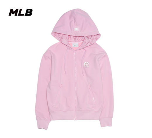 MLB男女同款小标背标老花标运动上衣拉链外套3ATRM0451 商品图8