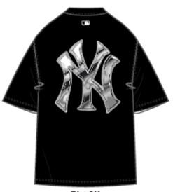 MLB男女同款25春夏新款背标大LOGO短袖T恤3ATSB6153 商品图2