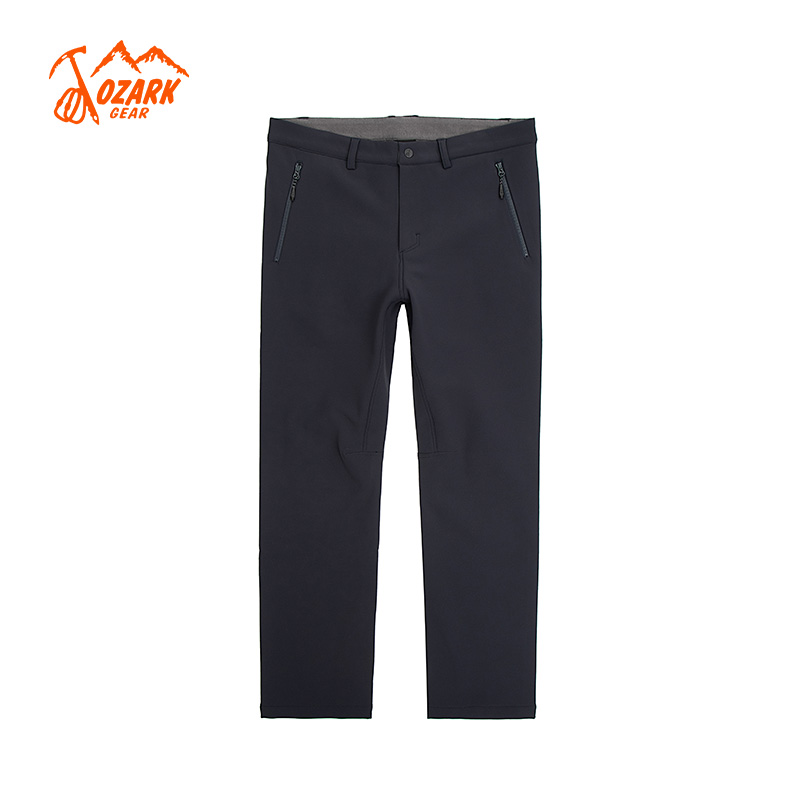 【年货炸场】奥索卡秋季新品男款防拨水弹力摇粒绒防风登山徒步厚软壳裤207313【无货退款】