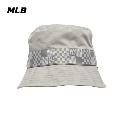 【一口价】MLB男女同款棋盘格渔夫帽3AHTM042N【无货退款】 商品图1