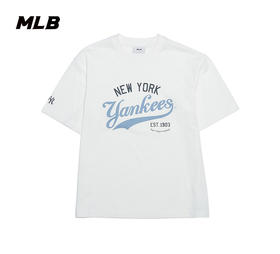MLB男女同款25春夏新款学院风T恤3ATSV0553