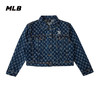 【一口价】MLB女款小短款MONOGRAM牛仔夹克3FDKM0321【无货退款】 商品缩略图1