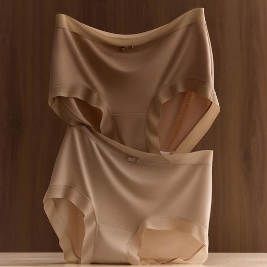 【贵妇奢享】Cerotich 80S超细桑蚕丝裸感女士内裤莫代尔舒适纯色防走光三角裤 商品图3