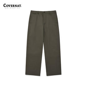 covernat韩国潮牌休闲裤春季宽松直筒阔腿长裤子CO2301PT05